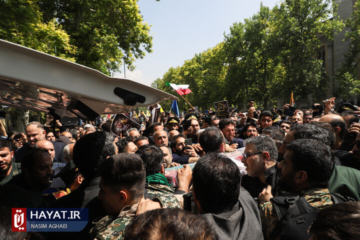 مراسم تشییع پیکر حسین امیرعبداللهیان وزیر امور خارجه شهید