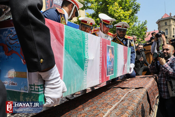 مراسم تشییع پیکر حسین امیرعبداللهیان وزیر امور خارجه شهید