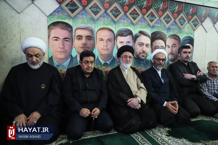 آیین بزرگداشت شهدای خدمت در مسجد جامع حضرت عبدالعظیم حسنی