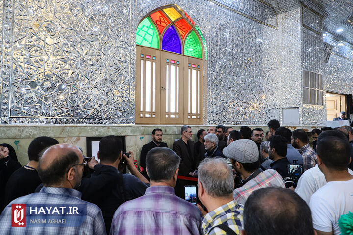 آیین بزرگداشت شهدای خدمت در مسجد جامع حضرت عبدالعظیم حسنی