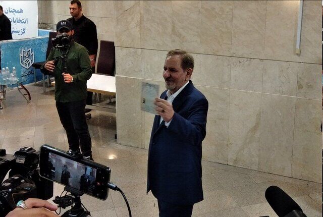 اسحاق جهانگیری داوطلب کاندیداتوری انتخابات ریاست جمهوری شد اسحاق جهانگیری داوطلب کاندیداتوری انتخابات ریاست جمهوری شد