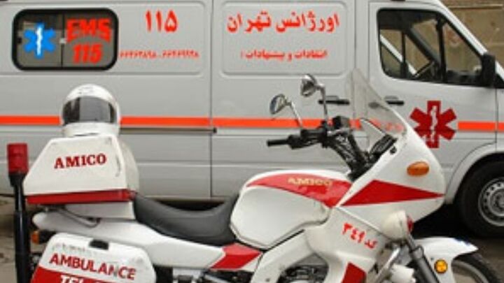 رسیدن موتورلانس بر بالین بیماران در عرض ۹ دقیقه رسیدن موتورلانس بر بالین بیماران در عرض ۹ دقیقه