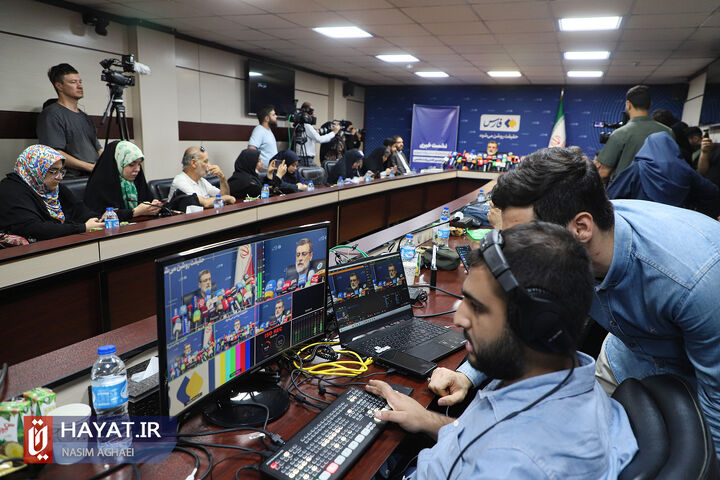 نشست خبری قاضیزاده هاشمی، کاندیدای چهاردهمین دوره ریاست جمهوری