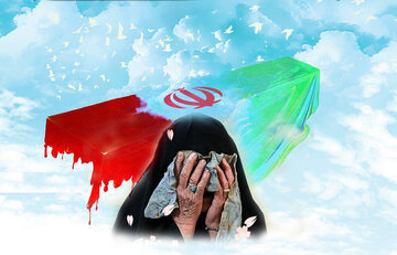 مادر شهید والامقام باب‌الله امیرخانی آسمانی شد