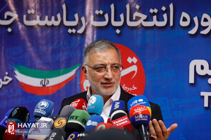 نشست خبری علیرضا زاکانی در خبرگزاری تسنیم