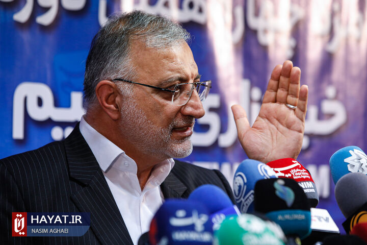 نشست خبری علیرضا زاکانی در خبرگزاری تسنیم