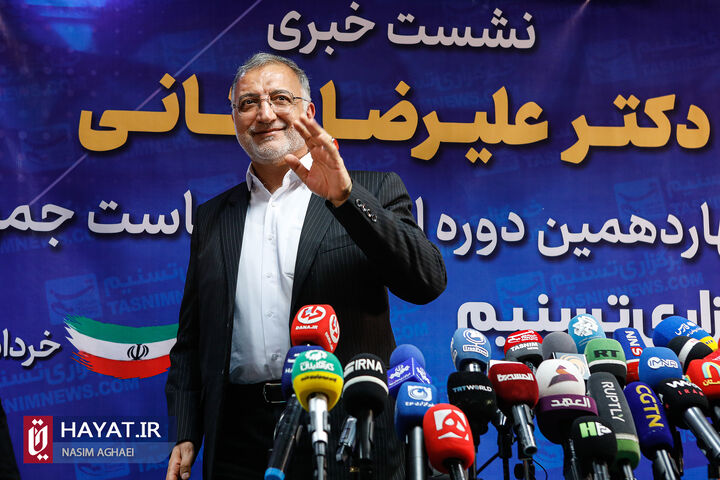 نشست خبری علیرضا زاکانی در خبرگزاری تسنیم