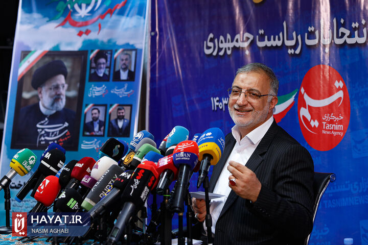 نشست خبری علیرضا زاکانی در خبرگزاری تسنیم