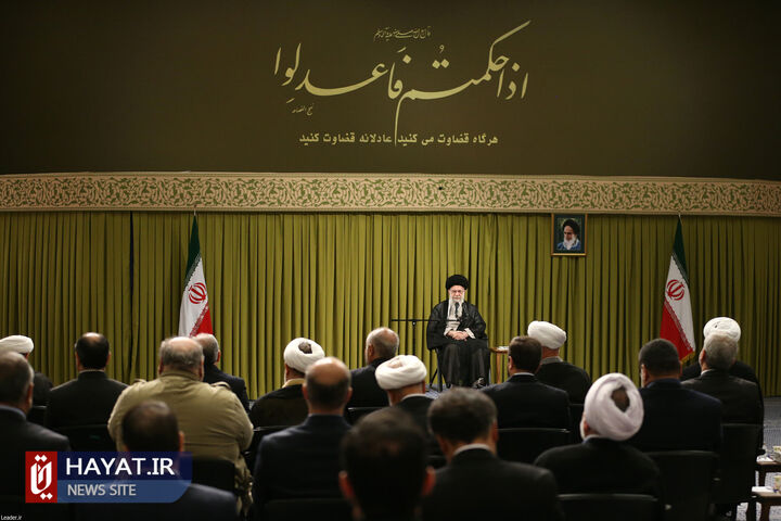 دیدار رئیس و مسئولان قوه قضاییه با رهبر انقلاب