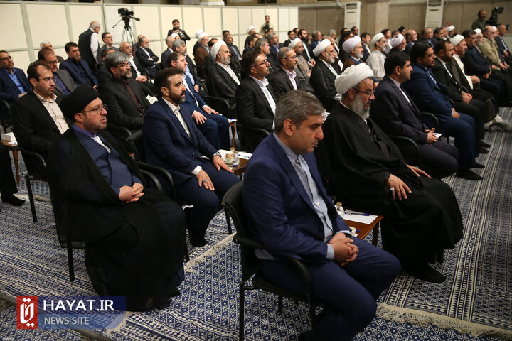 دیدار رئیس و مسئولان قوه قضاییه با رهبر انقلاب