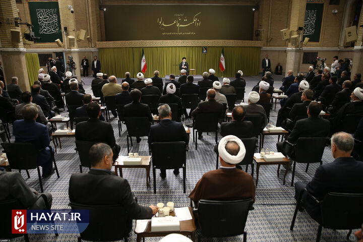 دیدار رئیس و مسئولان قوه قضاییه با رهبر انقلاب