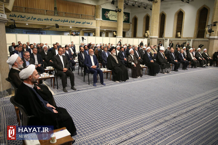 دیدار رئیس و مسئولان قوه قضاییه با رهبر انقلاب