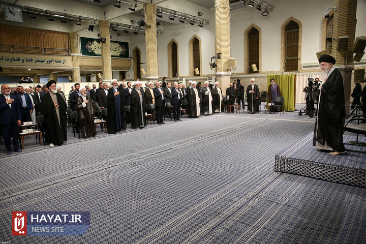 دیدار رئیس و مسئولان قوه قضاییه با رهبر انقلاب