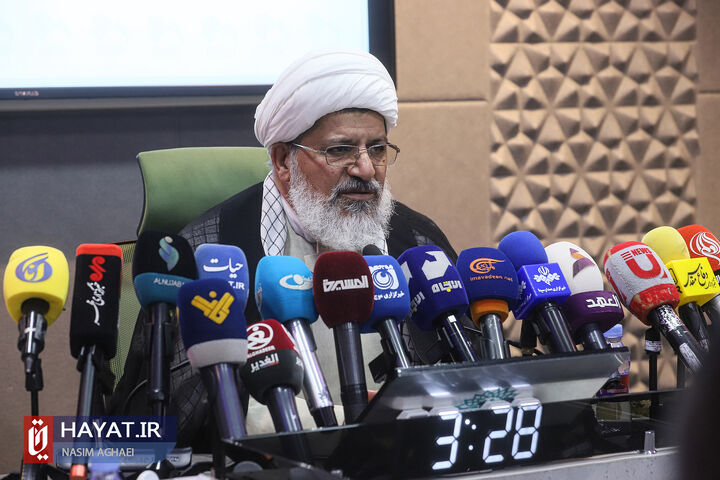 نشست خبری کنگره بینالمللی شهدای مدافع حرم برگزار شد