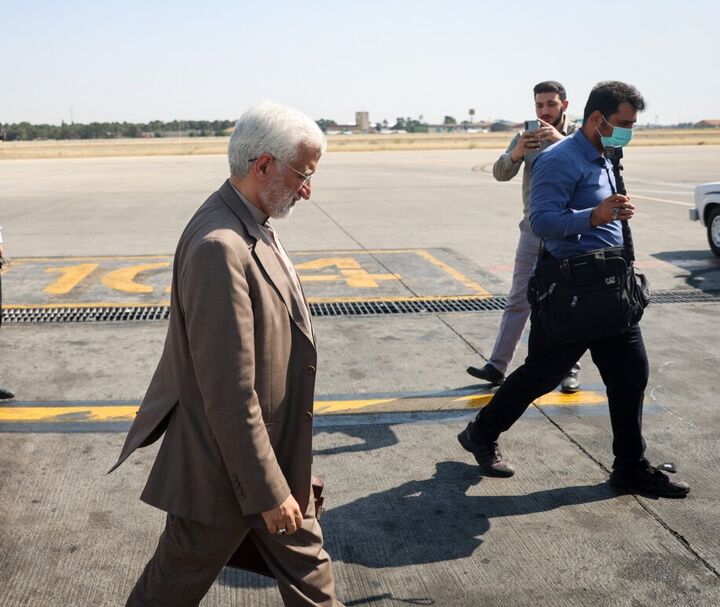 جلیلی وارد لرستان شد جلیلی وارد لرستان شد