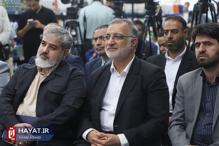 آیین آغاز فروش غیرحضوری گوشت و کالاهای اساسی در بستر سامانه شهرزاد