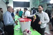 بهادری جهرمی در انتخابات مشارکت کرد