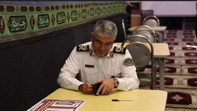 مشارکت رئیس پلیس راهور فراجا در انتخابات مشارکت رئیس پلیس راهور فراجا در انتخابات