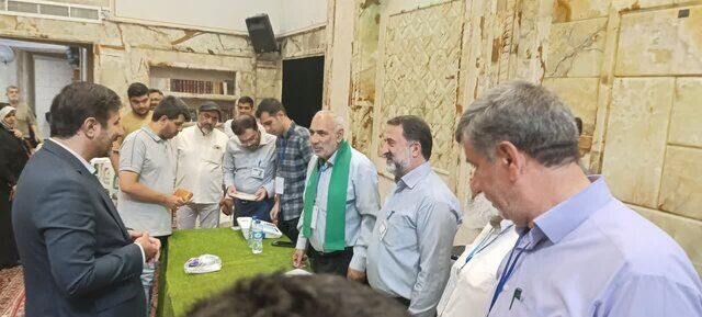 حضور سخنگوی شورای نگهبان در مسجد فائق حضور سخنگوی شورای نگهبان در مسجد فائق