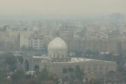 هوای قم در وضعیت بسیار ناسالم و خطرناک قرار گرفت