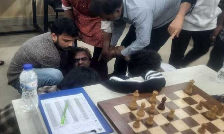 مرگ استاد بزرگ شطرنج در حین مسابقه مرگ استاد بزرگ شطرنج در حین مسابقه