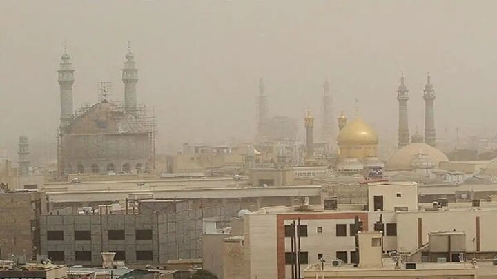 هوای قم در شرایط ناسالم برای گروههای حساس است هوای قم در شرایط ناسالم برای گروههای حساس است