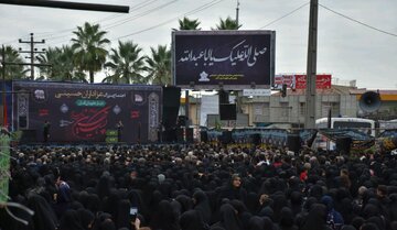 برپایی اجتماع حسینی در آمل