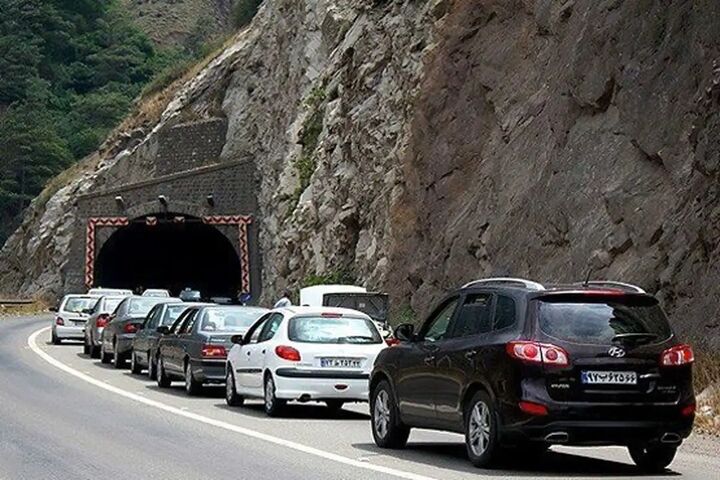 جاده کندوان به سمت تهران یکطرفه شد