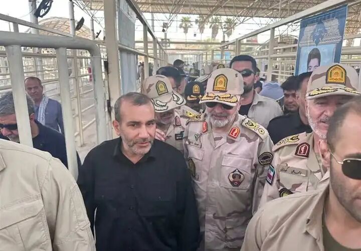 بازدید سردار رادان از مرز شلمچه/ آمادگی صددرصدی پلیس بازدید سردار رادان از مرز شلمچه/ آمادگی صددرصدی پلیس