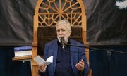 منصور ارضی در مسجد ارک عزاداری می‌کند