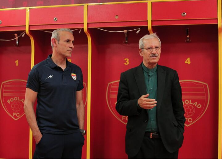 مشکل فولاد در دو فصل گذشته سرمربی بود/ کار کردن با گلمحمدی راحت است + فیلم مشکل فولاد در دو فصل گذشته سرمربی بود/ کار کردن با گلمحمدی راحت است + فیلم