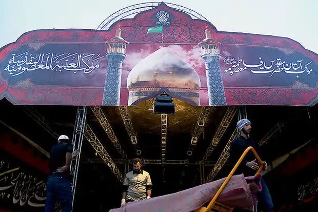 موکب حرم حضرت معصومه(س) در عمود ۱۰۸۰ برپا میشود موکب حرم حضرت معصومه(س) در عمود ۱۰۸۰ برپا میشود