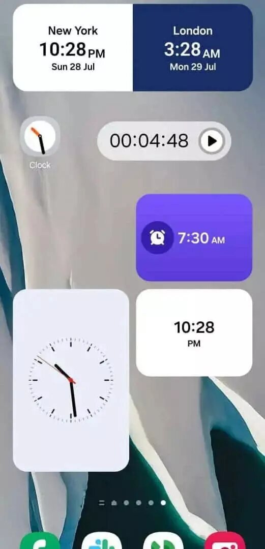 بخش ساعت گوشیهای سامسونگ پس از بروزرسانی متحول شدند