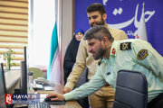 تصاویر/ بازدید سردار محمد بهرامی معاون تبلیغات و روابط عمومی سازمان عقیدتی سیاسی فراجا از پایگاه خبری حیات