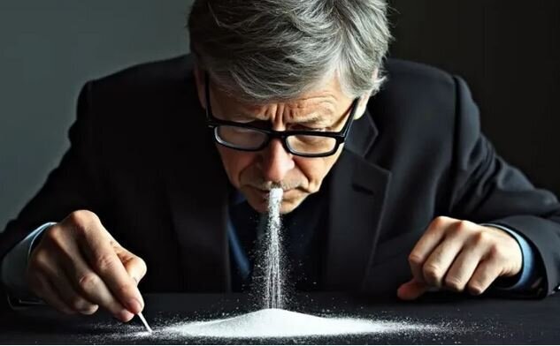 تصویر جنجالی "بیل گیتس" در حال مصرف مواد مخدر