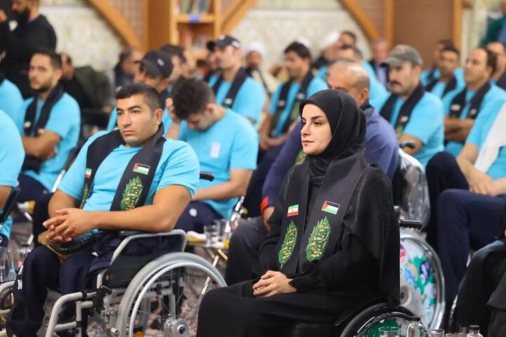 کاروان پارالمپیک در حرم مطهر رضوی بدرقه شدند کاروان پارالمپیک در حرم مطهر رضوی بدرقه شدند
