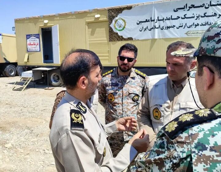 امکانات بهداری ارتش در خدمت زائران اربعین است امکانات بهداری ارتش در خدمت زائران اربعین است