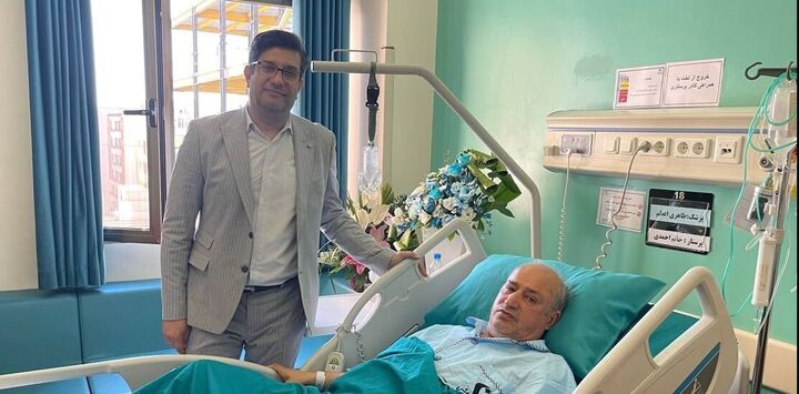 سمیعی از رئیس فدراسیون فوتبال عیادت کرد سمیعی از رئیس فدراسیون فوتبال عیادت کرد