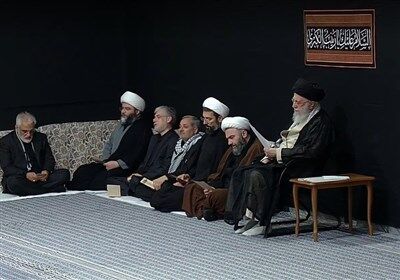 آغاز مراسم عزاداری اربعین حسینی با حضور رهبر انقلاب آغاز مراسم عزاداری اربعین حسینی با حضور رهبر انقلاب