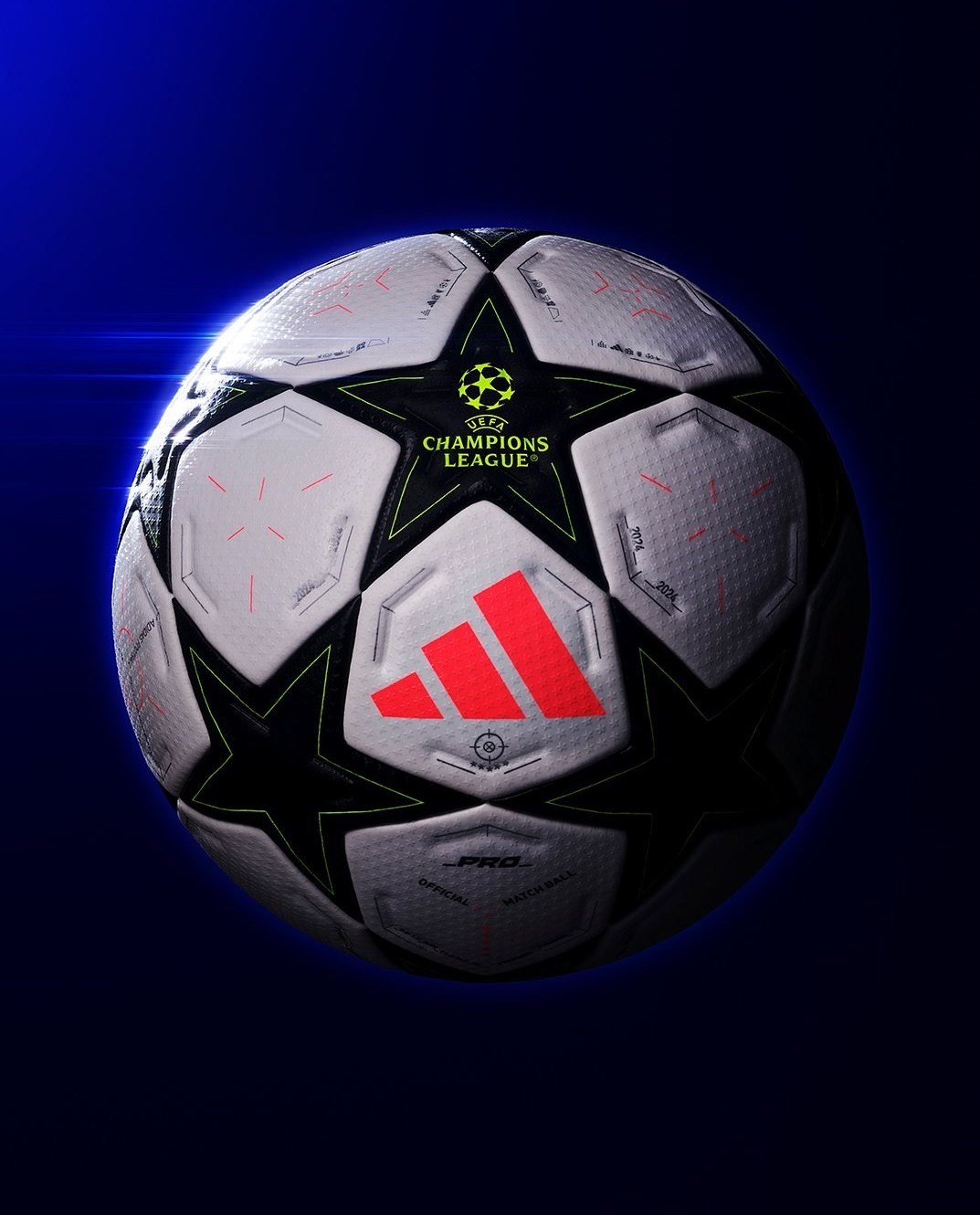 رونمایی از توپ جدید لیگ قهرمانان اروپا + عکس