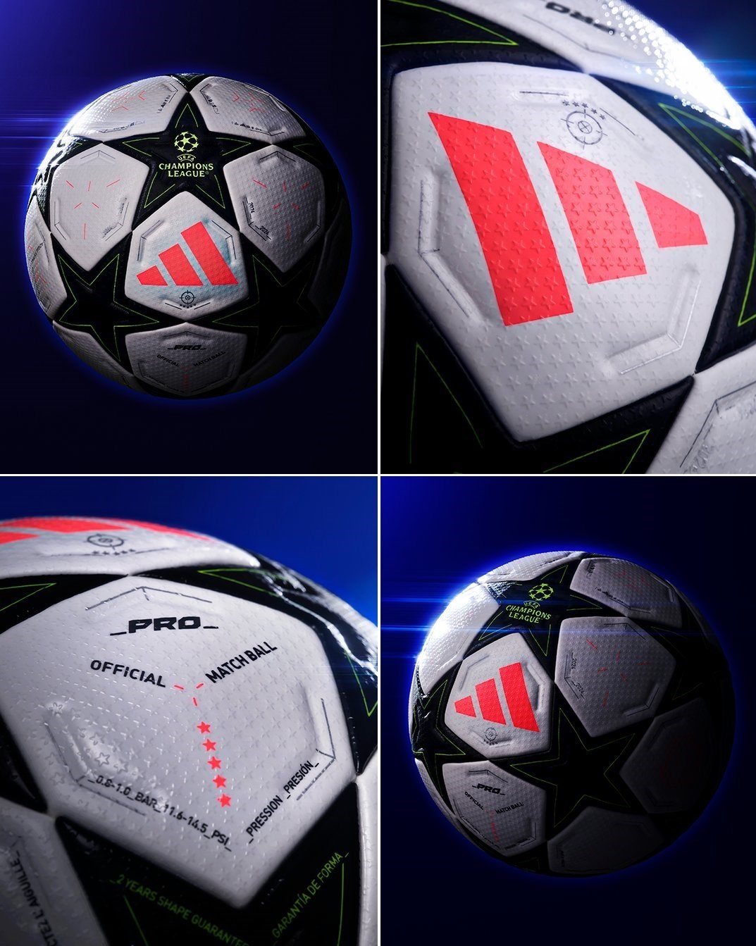 رونمایی از توپ جدید لیگ قهرمانان اروپا + عکس