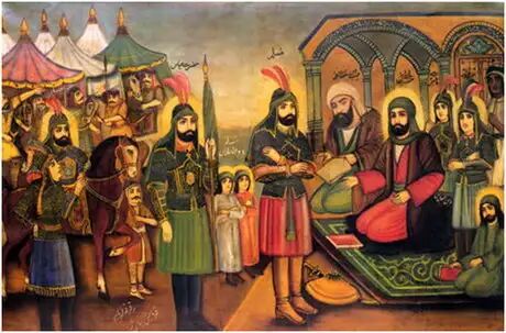 روایتِ نقاشان قهوهخانهای در برج آزادی روایتِ نقاشان قهوهخانهای در برج آزادی