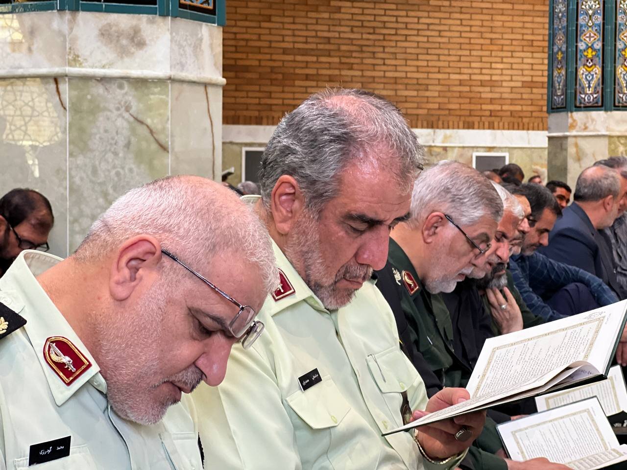 مراسم ختم پدر سردار زاده کمند برگزار شد + عکس