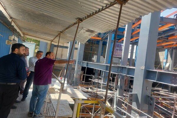 آغاز شمارش معکوس برای اتمام اسکلت فلزی پروژه ورزشی امامزاده یحیی آغاز شمارش معکوس برای اتمام اسکلت فلزی پروژه ورزشی امامزاده یحیی