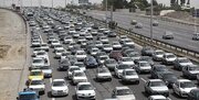ترافیک سنگین در آزادراه های استان البرز
