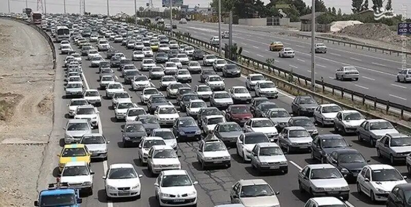 ترافیک سنگین در آزادراه های استان البرز