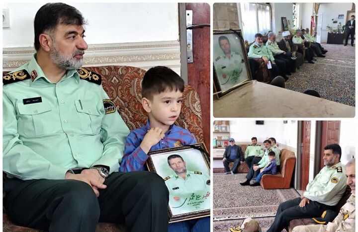 سردار رادان با خانواده شهید حادثه تروریستی کرمان دیدار کرد سردار رادان با خانواده شهید حادثه تروریستی کرمان دیدار کرد