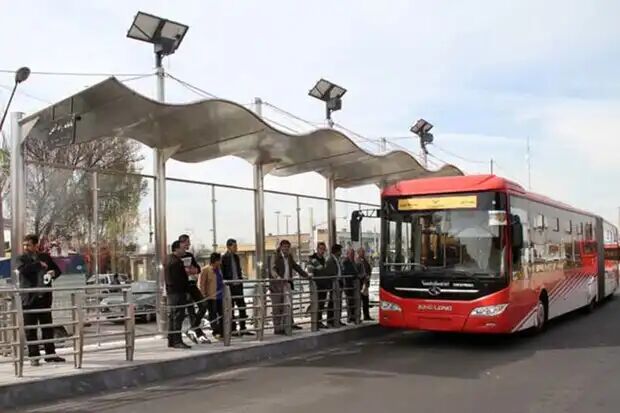 نصب دوربین بر روی اتوبوس‌های BRT 