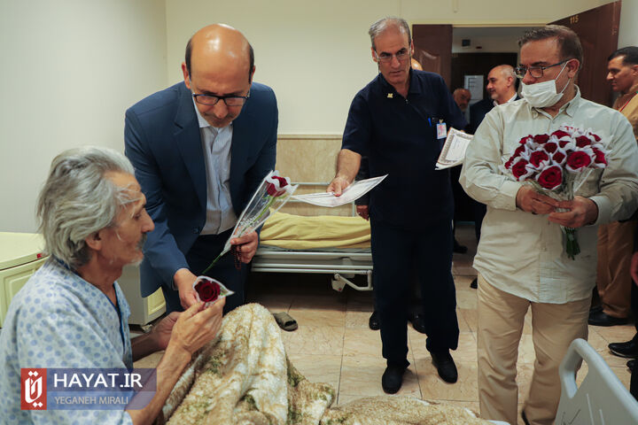 بازدید سرپرست ادارهکل امور مشاورین وزرا در دستگاههای اجرایی «بنیاد شهید» از بیمارستان تخصصی نیایش بازدید سرپرست ادارهکل امور مشاورین وزرا در دستگاههای اجرایی «بنیاد شهید» از بیمارستان تخصصی نیایش
