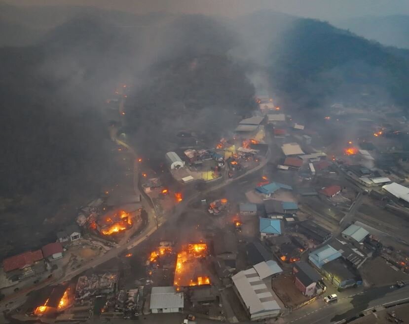 آتشسوزی در کرهجنوبی جان ۱۹ نفر را گرفت